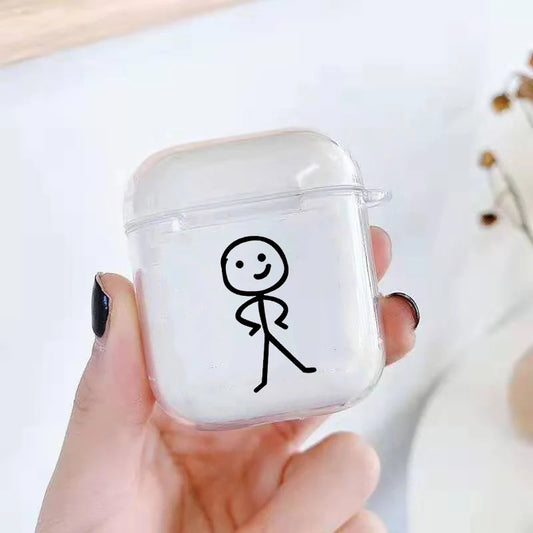 Coque AirPods - what the fuck Transparent