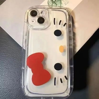 Coque iPhone Hello Kitty - Transparent