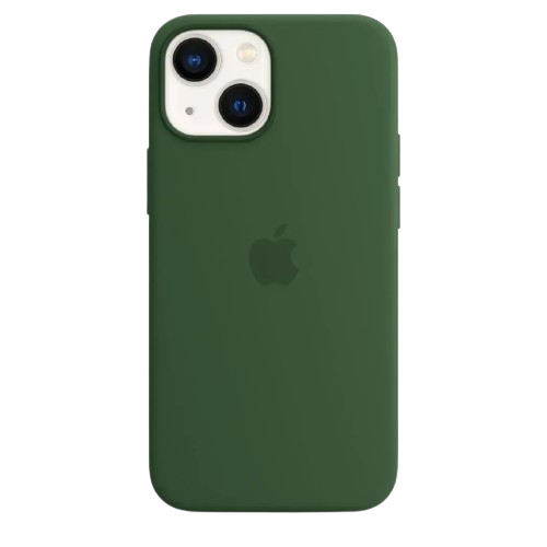 Coque en silicone avec MagSafe - Vert foncé