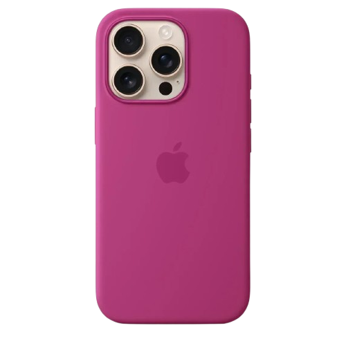 Coque en silicone avec MagSafe - Fuchsia