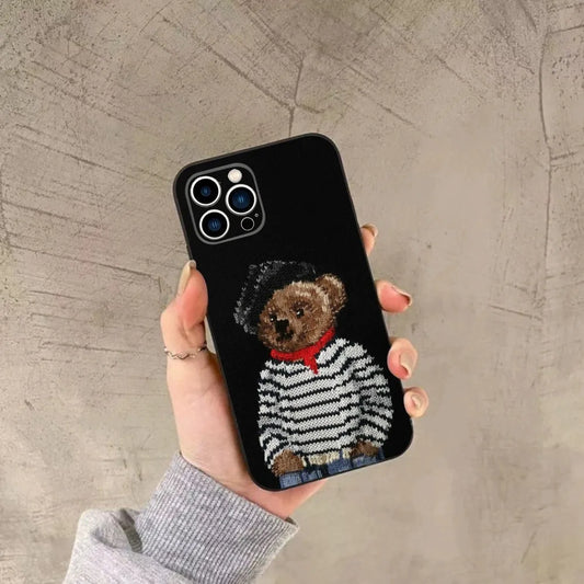 Coque Iphone - Baron Filou Noir