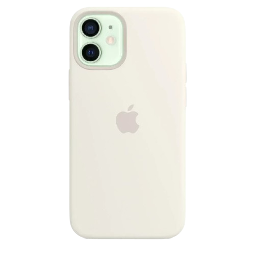 Coque en silicone avec MagSafe - Blanc