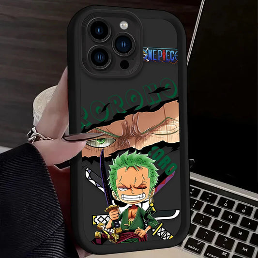 Coque iPhone One Piece - Zoro Noir