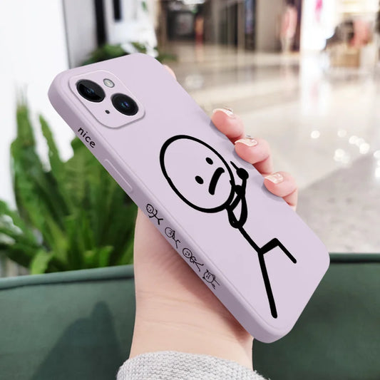 Coque iphone -what the fuck Violet
