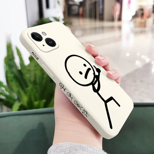 Coque iphone -what the fuck Blanc