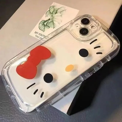 Coque iPhone Hello Kitty - Transparent
