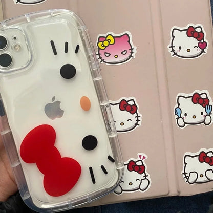 Coque iPhone Hello Kitty - Transparent