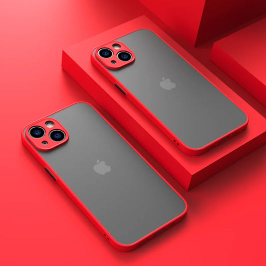 Coque iPhone - Rouge Mat