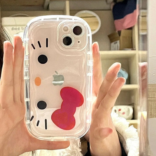 Coque iPhone Hello Kitty - Transparent