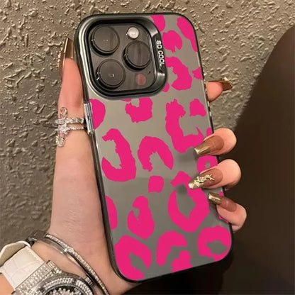 Coque iPhone - Léopard Blanc
