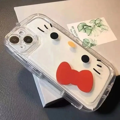 Coque iPhone Hello Kitty - Transparent