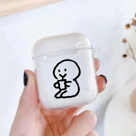 Coque AirPods - what the fuck Transparent