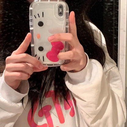 Coque iPhone Hello Kitty - Transparent