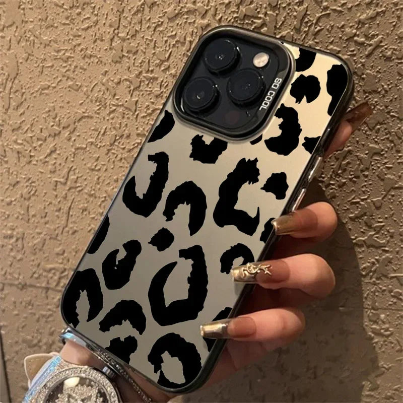Coque iPhone - Léopard Noir