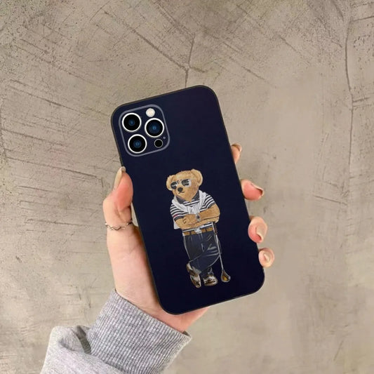 Coque Iphone - Baron Filou Bleu Foncé