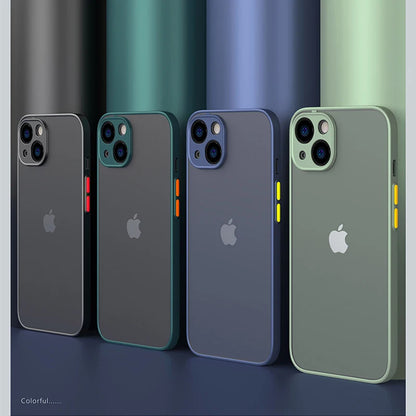 Coque iPhone - Bleu Mat